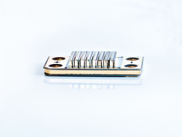 QCW diode laser stack