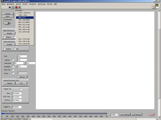 LabView driver