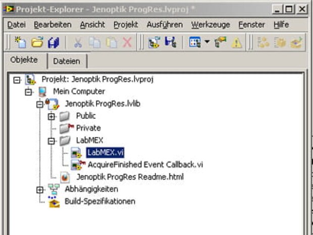Jenoptik–LabView-project