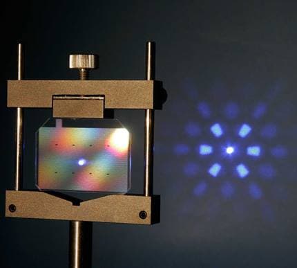 Diffractive Optical Elements (DOEs) to shape and split laser beams