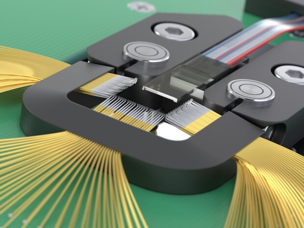 Details der Probe Card zum Wafer Test