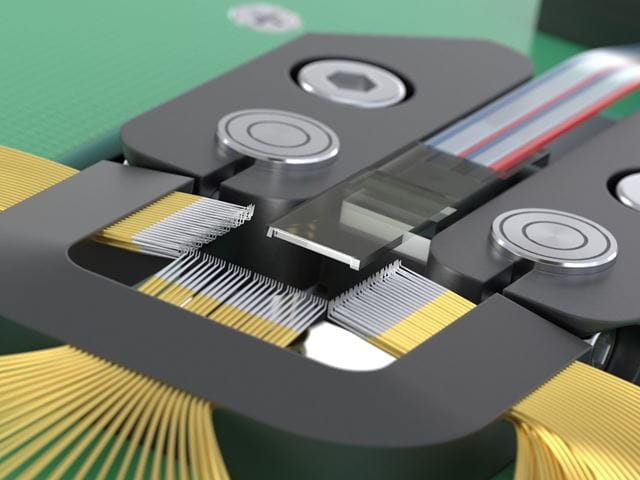 Details der Probe Card zum Wafer Test