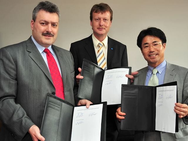 2009: Inauguration laser application center South Korea