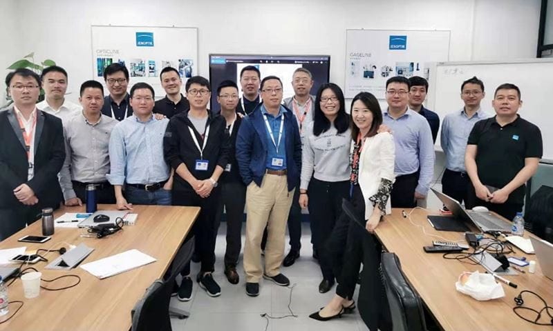 Group of people in an office