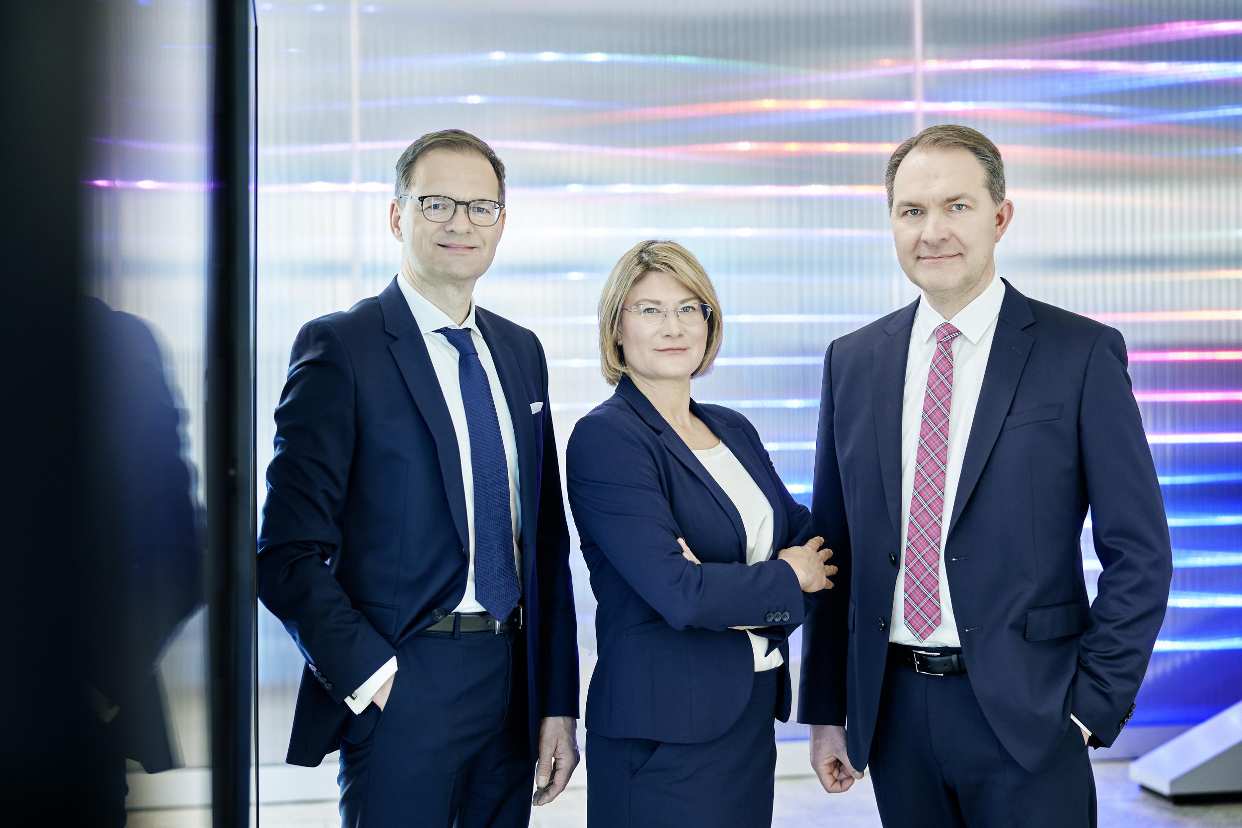 Jenoptik's 3-person Executive Board as of April 2023