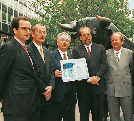 June 1998: JENOPTIK AG at the Frankfurt Stock Exchange
