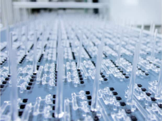 Mass production of optical components