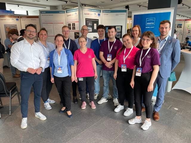 Jenoptik team at the event