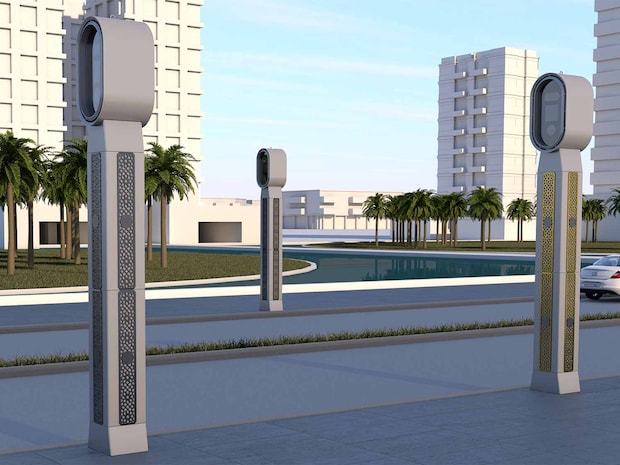 Various design options for TraffiPole