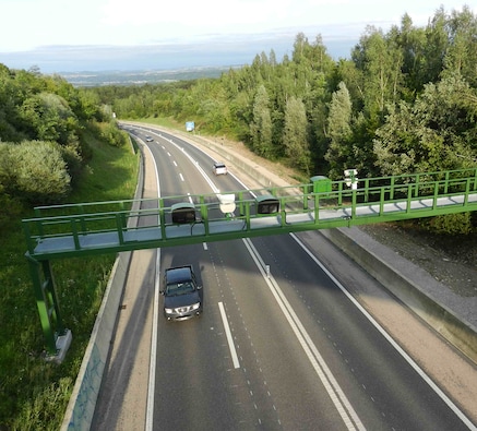 Average speed camera TraffiSection to increase road safety