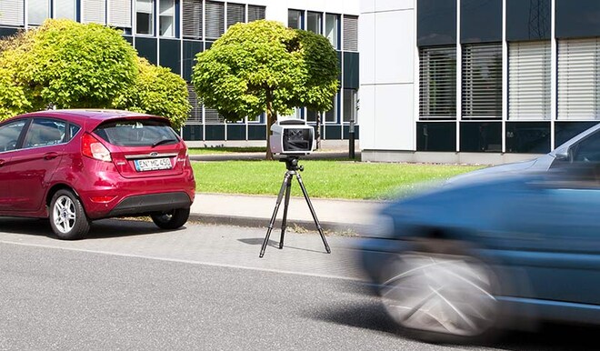 Mobile speed cameras for speed enforcement to increase road safety