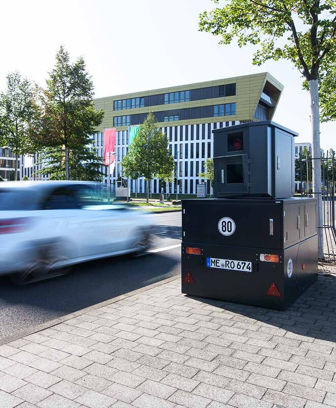 Semistationary speed enforcement