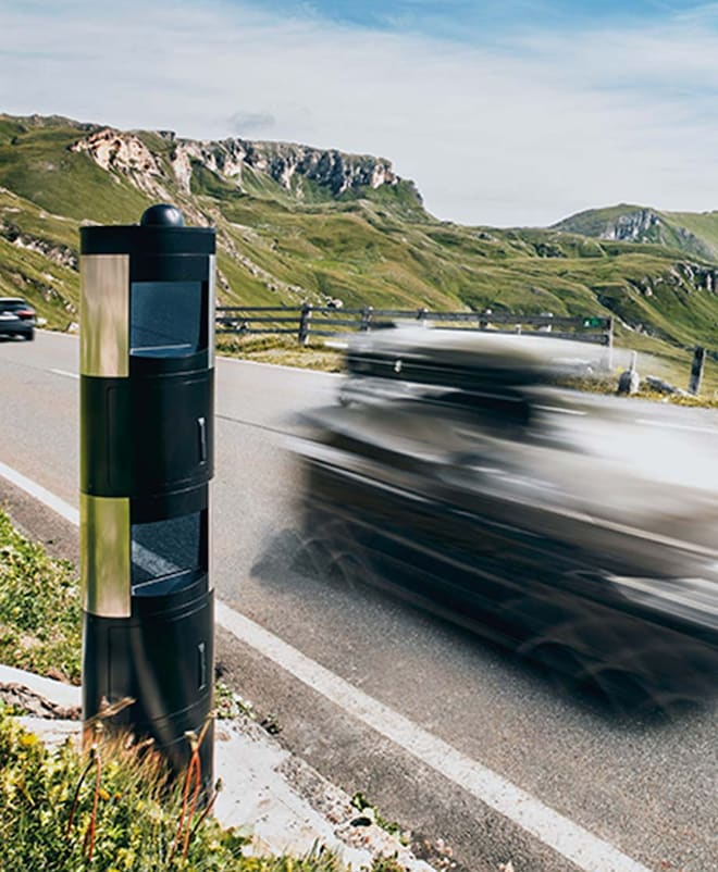 Stationary speed enforcement