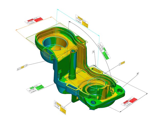 Plastic injection molded part