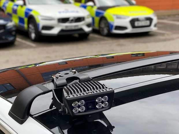 GardoVia number plate recognition using in a mobile version on a car