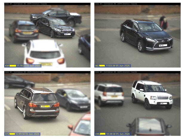 Parking Application images from Jenoptik GardoVia system