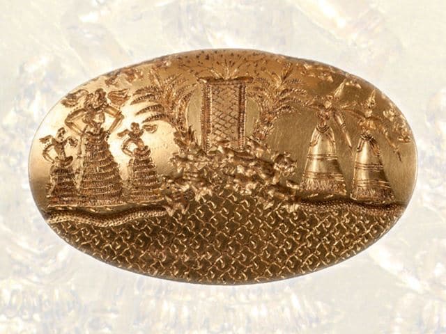 Archaeological find: Gold signet ring