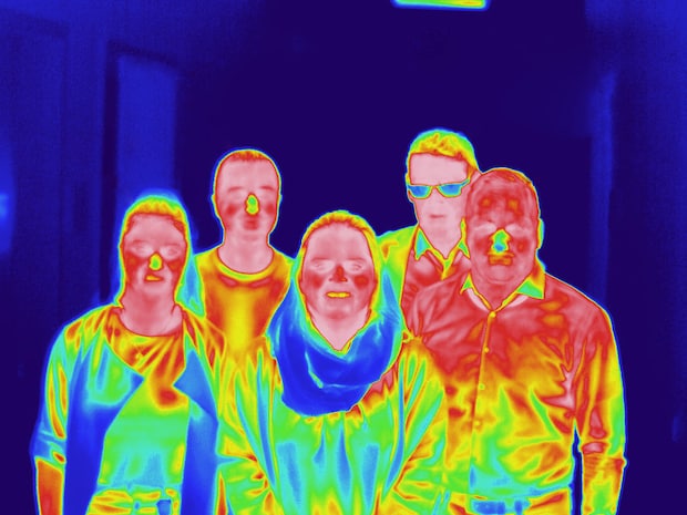 Bild einer Thermografiekamera