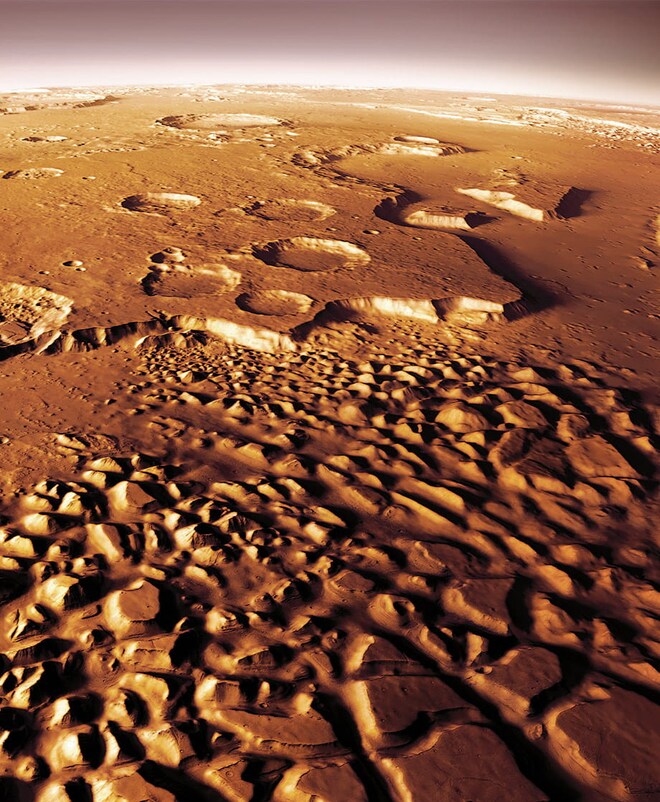 Mars surface